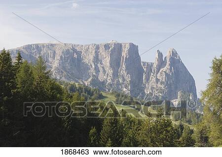 Stock Image - Siusi Allo Sciliar, Alto Adige, Italy. Fotosearch