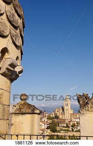 Sixteenth Century Gothic Style Cathedral; Segovia, Segovia Province, Spain View Large Photo Image Stock Photograph - Sixteenth Century Gothic Style Cathedral; Segovia, Segovia Province, Spain. Fotosearch