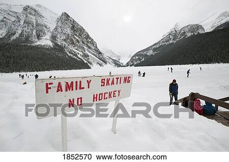 Skating Rink, Banff, Alberta, Canada View Large Photo Image Stock Image - Skating Rink, Banff, Alberta, Canada. Fotosearch