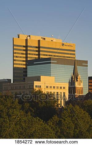 Stock Image - Skyline, Columbia, South Carolina, Usa. Fotosearch