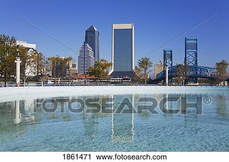 Skyline, Jacksonville, Florida, Usa View Large Photo Image Stock Image - Skyline, Jacksonville, Florida, Usa. Fotosearch