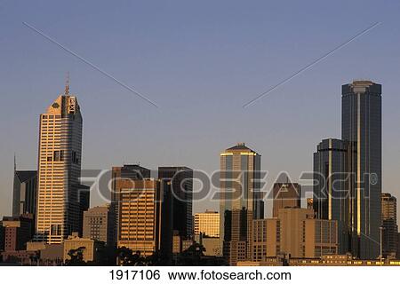 Skyline, Melbourne View Large Photo Image Stock Photograph - Skyline, Melbourne. Fotosearch