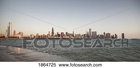 Stock Photography - Skyline Of Chicago, Illinois, Usa. Fotosearch