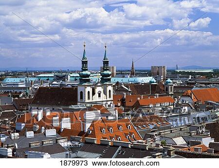 Skyline Of Vienna With Jesuitenkirche View Large Photo Image Stock Image - Skyline Of Vienna With Jesuitenkirche. Fotosearch
