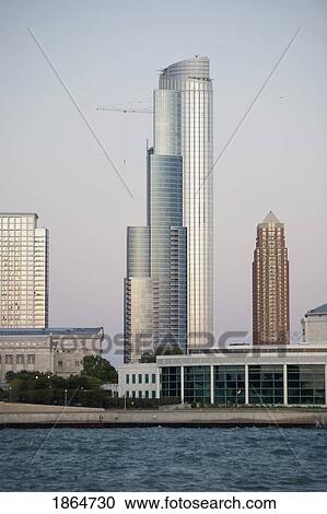 Stock Image - Skyscraper In Chicago, Illinois, Usa. Fotosearch