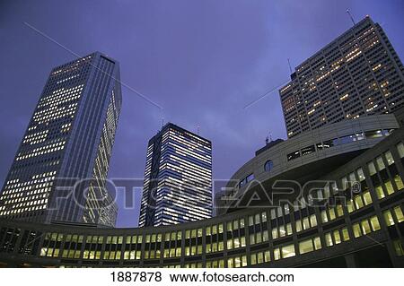 Skyscrapers And Buildings In Shinjuku's Business District View Large Photo Image Stock Photo - Skyscrapers And Buildings In Shinjuku's Business District. Fotosearch