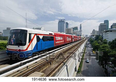 Skytrain View Large Photo Image Stock Photograph - Skytrain. Fotosearch