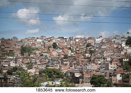 Stock Photography - Slums Of Bahia, Brazil. Fotosearch
