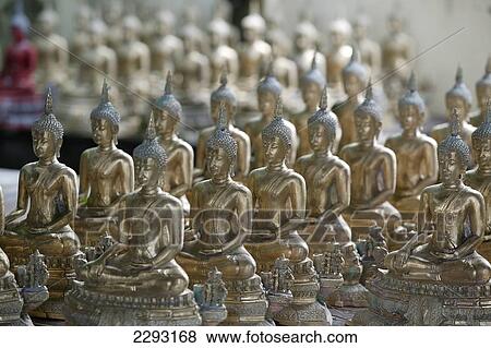 Small Buddhist figures at a foundry in Khon Kaen. Thailand. View Large Photo Image Stock Photo - Small Buddhist figures at a foundry in Khon Kaen. Thailand.. Fotosearch