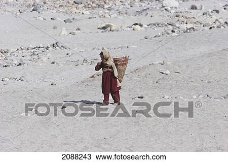 Small Girl Carrying A Basket On Her Back, Ghwari, Northern Areas, Pakistan View Large Photo Image Stock Image - Small Girl Carrying A Basket On Her Back, Ghwari, Northern Areas, Pakistan. Fotosearch