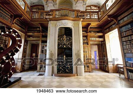 Small Library Room of Stift Melk Benedictine Monastery, Lower Austria, Austria View Large Photo Image Stock Image - Small Library Room of Stift Melk Benedictine Monastery, Lower Austria, Austria. Fotosearch