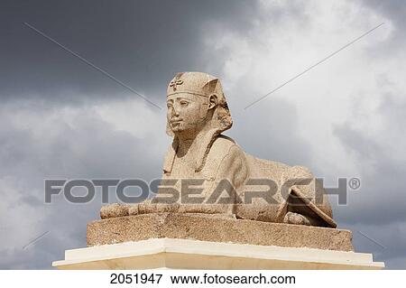 Small Sphinx By Pompey's Pillar On The Acropolis Of Alexandria, Alexandria, Al Iskandar View Large Photo Image Stock Photo - Small Sphinx By Pompey's Pillar On The Acropolis Of Alexandria, Alexandria, Al Iskandar. Fotosearch