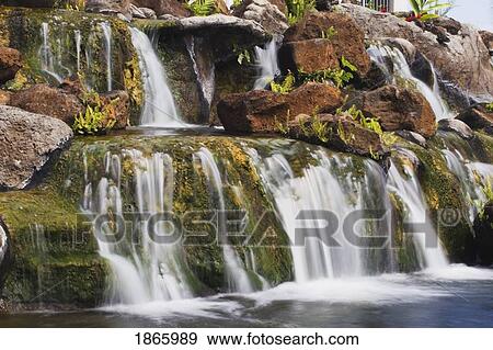Small Waterfall, Kauai, Hawaii, Usa View Large Photo Image Stock Photo - Small Waterfall, Kauai, Hawaii, Usa. Fotosearch