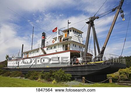 Snagboat Museum; Anacortes, Washington State, Usa View Large Photo Image Picture - Snagboat Museum; Anacortes, Washington State, Usa. Fotosearch