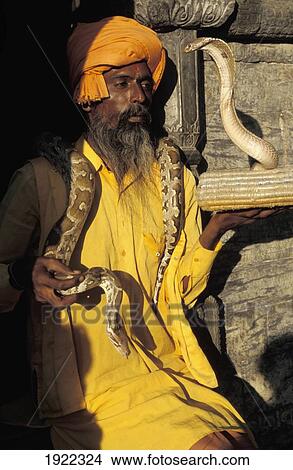 Snake Charmer, Pashupatinath View Large Photo Image Picture - Snake Charmer, Pashupatinath. Fotosearch