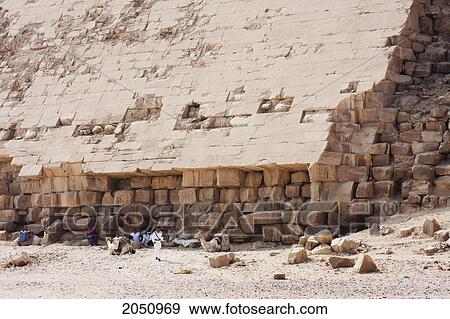 Stock Photo - Sneferu's Bent Pyramid, Dahshur, Al Jizah, Egypt. Fotosearch
