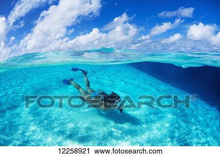Snorkelling off a remote island; Marshall Islands View Large Photo Image Stock Image - Snorkelling off a remote island; Marshall Islands. Fotosearch