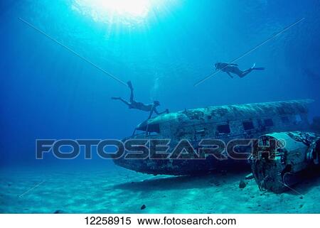 Snorkelling on plane wreck, near Majuro; Marshall Islands View Large Photo Image Stock Photography - Snorkelling on plane wreck, near Majuro; Marshall Islands. Fotosearch