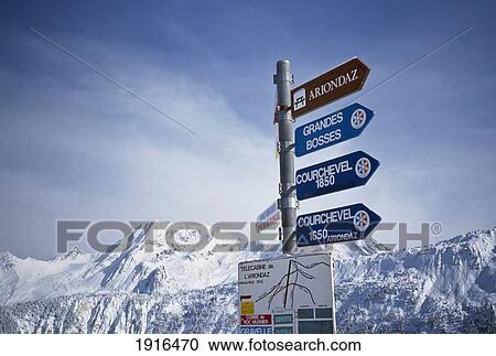 Snow Covered Mountain And Signs View Large Photo Image Stock Image - Snow Covered Mountain And Signs. Fotosearch