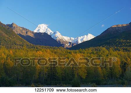 Snow covered mountains beyond the horizon, Hatcher Pass; Alaska, United States of America View Large Photo Image Stock Photo - Snow covered mountains beyond the horizon, Hatcher Pass; Alaska, United States of America. Fotosearch