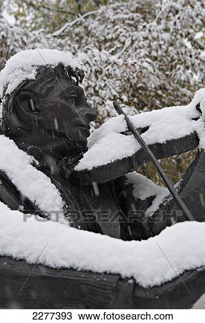 Snow covered statue of the violinist Arve Tellefsen; Trondheim, Norway View Large Photo Image Stock Image - Snow covered statue of the violinist Arve Tellefsen; Trondheim, Norway. Fotosearch