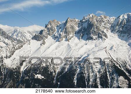 Snow On The French Alps; Chaminox-Mont-Blanc Rhone-Alpes France View Large Photo Image Stock Image - Snow On The French Alps; Chaminox-Mont-Blanc Rhone-Alpes France. Fotosearch