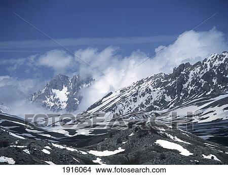 Snowcapped Mountains View Large Photo Image Picture - Snowcapped Mountains. Fotosearch