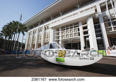 Solar car preparing to depart; Darwin, Australia View Large Photo Image Stock Photo - Solar car preparing to depart; Darwin, Australia. Fotosearch