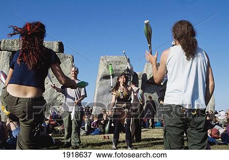Stock Photo - Solstice At Stonehenge. Fotosearch