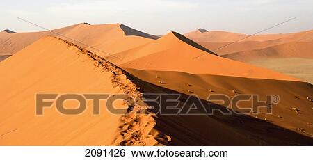Stock Photograph - Sossusvei Desert Dunes Namib Desert.. Fotosearch