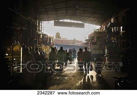 Souk; Morocco View Large Photo Image Stock Photo - Souk; Morocco. Fotosearch
