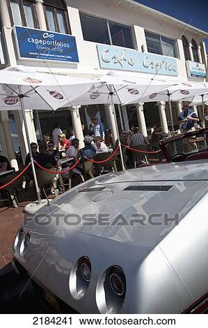 South Africa, Camps Bay; Cape Town, Luxury Car Parked In Front Of Cafe Caprice View Large Photo Image Stock Image - South Africa, Camps Bay; Cape Town, Luxury Car Parked In Front Of Cafe Caprice. Fotosearch