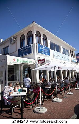 South Africa, Cape Town, Sidewalk Cafe; Camps Bay View Large Photo Image Stock Image - South Africa, Cape Town, Sidewalk Cafe; Camps Bay. Fotosearch