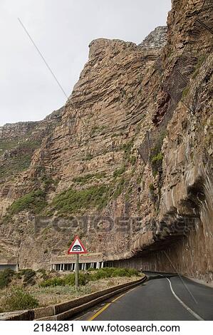 Stock Image - South Africa, Chapmans Peak Drive; Cape Town. Fotosearch