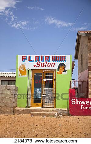 South Africa, Garden Route, Mural Hairdressers Advertisement; Port Elizabeth View Large Photo Image Stock Photo - South Africa, Garden Route, Mural Hairdressers Advertisement; Port Elizabeth. Fotosearch