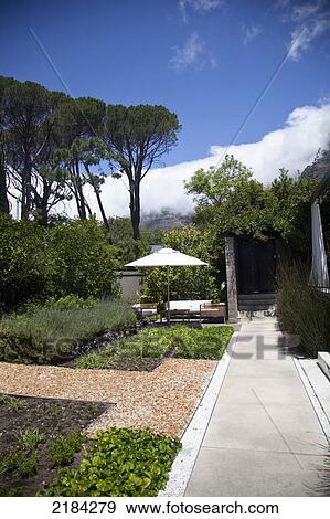 Stock Photo - South Africa, Kensington Place Boutique Hotel; Cape Town. Fotosearch