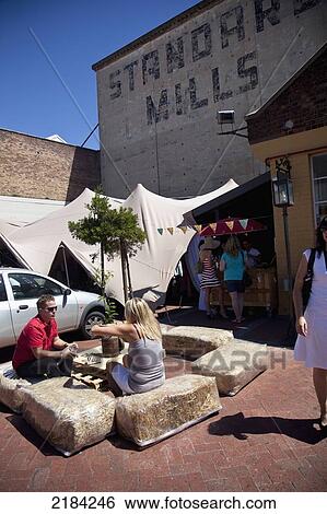 South Africa, Woodstock Area; Cape Town, Albert Road, The Old Biscuit Mill Weekend Market View Large Photo Image Stock Photograph - South Africa, Woodstock Area; Cape Town, Albert Road, The Old Biscuit Mill Weekend Market. Fotosearch