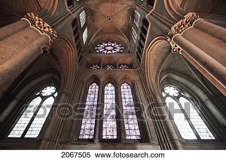 Stock Photography - South Arm Of The Transept Of Notre-Dame De Reims Cathedral, Reims, Marne, France. Fotosearch