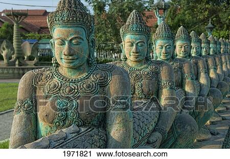 South East Asia, Cambodia, Siem Reap, Close Up Of An Artists' Sculptures On Display In Downtown Siem Reap. View Large Photo Image Stock Image - South East Asia, Cambodia, Siem Reap, Close Up Of An Artists' Sculptures On Display In Downtown Siem Reap.. Fotosearch