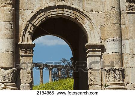 South Gate In Gerasa, The Ancient City Of Jerash, The Decapolis City, Jordan, Middle East View Large Photo Image Stock Photography - South Gate In Gerasa, The Ancient City Of Jerash, The Decapolis City, Jordan, Middle East. Fotosearch