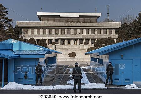South Korean Soldiers Stand Guard, Watching The North Ahead; Seoul, South Korea View Large Photo Image Stock Photo - South Korean Soldiers Stand Guard, Watching The North Ahead; Seoul, South Korea. Fotosearch