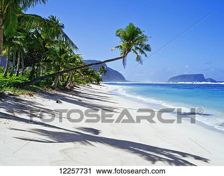 Stock Image - Southeast coast of Upolu Island; Upolu, Samoa. Fotosearch