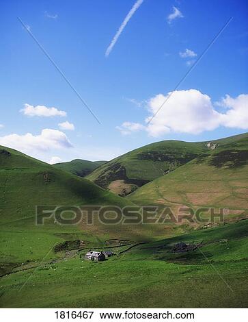 Stock Photo - Southern Highlands, Near Moffat, Dumfries, Scotland. Fotosearch