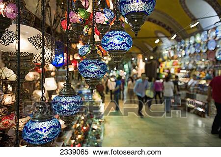 Souvenir Lamps In Grand Bazaar; Istanbul, Turkey View Large Photo Image Stock Photography - Souvenir Lamps In Grand Bazaar; Istanbul, Turkey. Fotosearch
