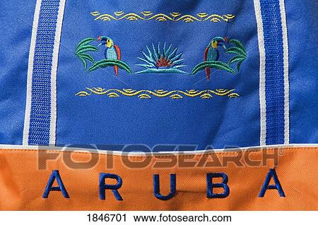 Stock Image - Souvenir; Oranjestad. Aruba Island. Kingdom Of The Netherlands.. Fotosearch