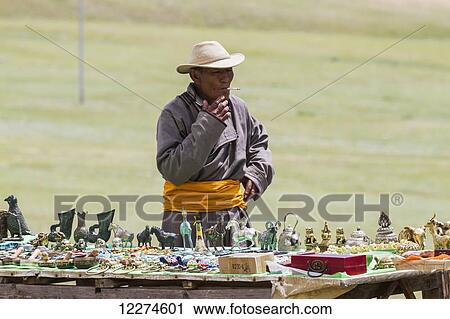 Souvenir vendor, Kharkhorin (Karakorum),? v÷rkhangai Province, Mongolia View Large Photo Image Stock Image - Souvenir vendor, Kharkhorin (Karakorum),? v÷rkhangai Province, Mongolia. Fotosearch