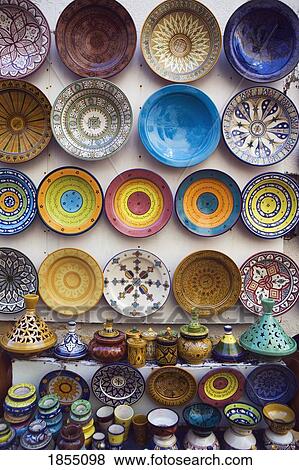 Souvenirs In A Shop In Essaouira, Morocco View Large Photo Image Stock Photo - Souvenirs In A Shop In Essaouira, Morocco. Fotosearch