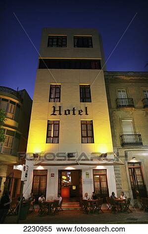 Spain, Andalucia, Costa De La Luz, Misiana Hotel And Fashionable Bar; Tarifa View Large Photo Image Stock Photography - Spain, Andalucia, Costa De La Luz, Misiana Hotel And Fashionable Bar; Tarifa. Fotosearch