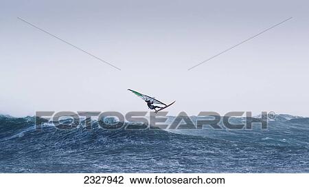Spain, Andalusia, Cadiz, Costa de la Luz, Windsurfing; Tarifa View Large Photo Image Stock Image - Spain, Andalusia, Cadiz, Costa de la Luz, Windsurfing; Tarifa. Fotosearch