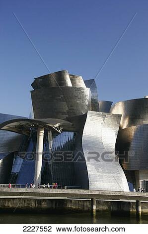 Spain, Basque Region, Guggenheim Art Museum by architect Frank Gehry; Bilbao View Large Photo Image Stock Image - Spain, Basque Region, Guggenheim Art Museum by architect Frank Gehry; Bilbao. Fotosearch